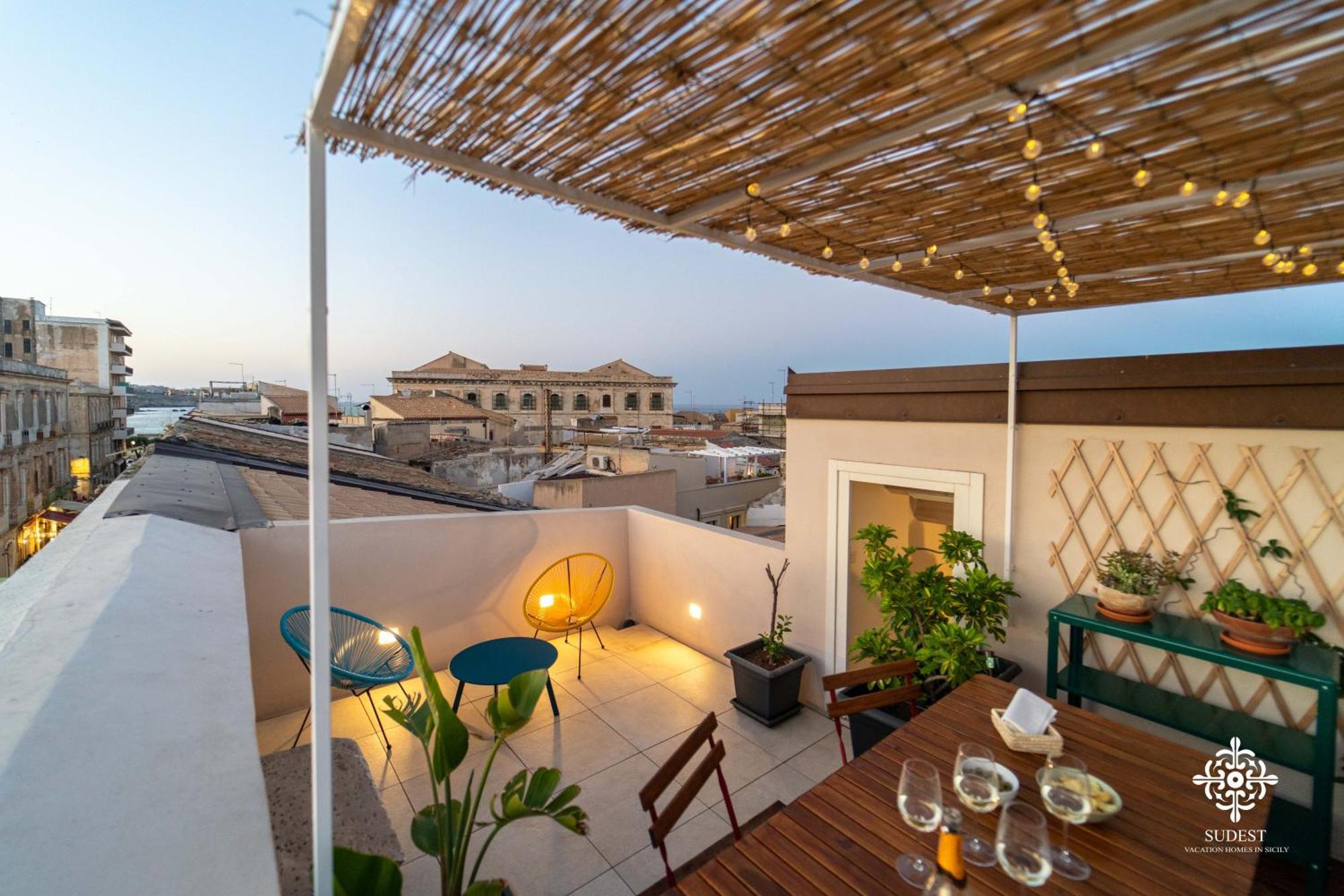 La Terrazza Sull'Antico Mercato Di Ortigia Сиракузы Экстерьер фото